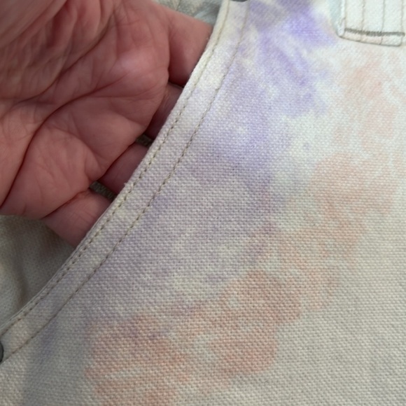 EUC We The Free • Love Alive Boyfriend Jeans Floral embroidered Painter Pant 27 - Picture 9 of 13